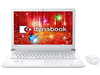 【中古】(未使用品) 東芝 スタンダードノートパソコン dynabook リュクスホワイト PT55CWP-BJA2