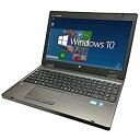 【中古】 hp PROBOOK 6570B Win10 無線LAN テンキー 三世代Core i5 3210M 2.5GHz メモリ4GB HDD320GB スーパーマ(2)