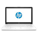 【中古】 hp ヒューレットパッカード 15.6型 ノートパソコン hp Laptop 15-da0093TU ピュアホワイト Core i5 メモリ 8GB HDD 1TB 4QM63PA-AAAA(2)