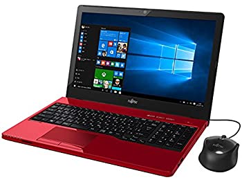 【中古】 富士通 LIFEBOOK FMVA42XR Windows10 Celeron1.5GHz 4GB 1TB DVDスーパーマルチ 高速無線LANac Bluetooth webカメラ