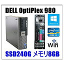 yÁz fXNgbvp\R Windows 10 SSD240G 8GB Dell OptiPlex 980 SFF Core i5 3.2GHz 8GB SSD240GB DVD t