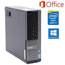 yÁz yWindows10zDell OptiPlex 9020SFF/lCore i7 3.4GHz/eʃ[ 8GB/ SSD480GB/DVDX[p[