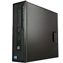 【中古】 Windows10 デスクトップ HP Prodesk600G1 SF Core i5 4590 3.3 (〜最大3.7) GHz MEM 8GB HDD 500GB DVD-マルチ Win10Pro64B(2)