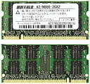 yÁz BUFFALO obt@[ PC2-6400 800MHzΉ 200Pinp DDR2 S.ODIMM 2g for Mac 2GB A2/N800-2GX2