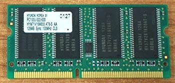 【中古】 Hynix - ノートパソコン128MB PC100 144ピン SODIMM HYM71V16M655AT6-S HYM71V16M655AT6-S AA..