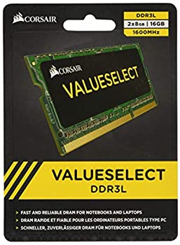 【中古】 CORSAIR DDR3 SO-DIMM メモリモジュール Value Select Series 8GB×2枚キット CMSO16GX3M2C1600C11