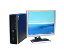 【中古】 ヒューレット・パッカード 【dtb-277】64Bit Windows7 Pro HP 6000Pro SFFCore2 Duo E7500 (2.93GHz)(メモリー4GB)(DVD)(17型モニター)(中古PC)