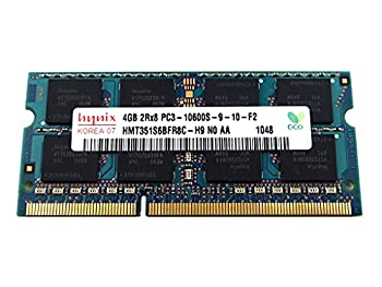 【中古】 Hynix 4GB ノートパソコン用DDR3メモリー 1333MHz SODIMM ( HMT351S6BFR8C-H9 ]