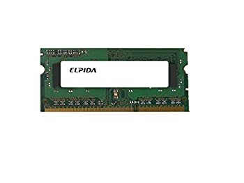 【中古】 ELPIDA EBJ20UF8BDU0-GN-F 2GB ノートブック SODIMM DDR3 PC12800 (1600) UNBUF 1.5v 1RX8 204P 256MX64 256mX8