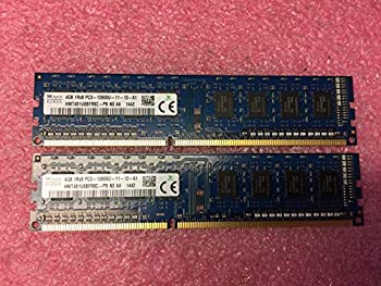 【中古】 Hynix hmt451u6bfr8?C-pb 8?GB 2?X 4?GB pc3???12800u ddr3?1600?cl11デスクトップメモリキット