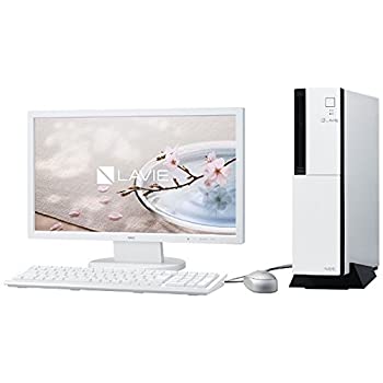 【中古】(未使用品) NEC 19.5型 デスクトップパソコンLAVIE Desk Tower DT150/DAWホワイト ( Personal Premium プラス 365) PC-DT150DAW