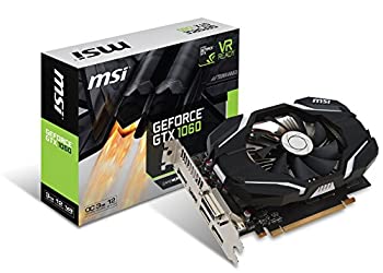 【中古】 MSI ショートサイズ GeForce GTX 1060 グラフィックスカード 3GB版 GEFORCE GTX 1060 3G OC