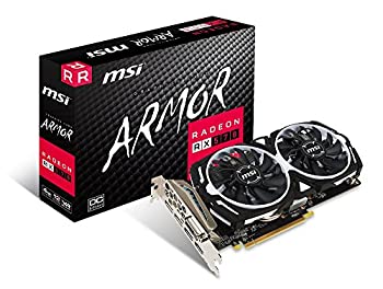 【メーカー名】MSI COMPUTER【メーカー型番】RADEON RX 570 ARMOR 4G OC【ブランド名】MSI掲載画像は全てイメージです。実際の商品とは色味等異なる場合がございますのでご了承ください。【 ご注文からお届けまで 】・ご注文　：ご注文は24時間受け付けております。・注文確認：当店より注文確認メールを送信いたします。・入金確認：ご決済の承認が完了した翌日よりお届けまで2〜7営業日前後となります。　※海外在庫品の場合は2〜4週間程度かかる場合がございます。　※納期に変更が生じた際は別途メールにてご確認メールをお送りさせて頂きます。　※お急ぎの場合は事前にお問い合わせください。・商品発送：出荷後に配送業者と追跡番号等をメールにてご案内致します。　※離島、北海道、九州、沖縄は遅れる場合がございます。予めご了承下さい。　※ご注文後、当店よりご注文内容についてご確認のメールをする場合がございます。期日までにご返信が無い場合キャンセルとさせて頂く場合がございますので予めご了承下さい。【 在庫切れについて 】他モールとの併売品の為、在庫反映が遅れてしまう場合がございます。完売の際はメールにてご連絡させて頂きますのでご了承ください。【 初期不良のご対応について 】・商品が到着致しましたらなるべくお早めに商品のご確認をお願いいたします。・当店では初期不良があった場合に限り、商品到着から7日間はご返品及びご交換を承ります。初期不良の場合はご購入履歴の「ショップへ問い合わせ」より不具合の内容をご連絡ください。・代替品がある場合はご交換にて対応させていただきますが、代替品のご用意ができない場合はご返品及びご注文キャンセル（ご返金）とさせて頂きますので予めご了承ください。【 中古品ついて 】中古品のため画像の通りではございません。また、中古という特性上、使用や動作に影響の無い程度の使用感、経年劣化、キズや汚れ等がある場合がございますのでご了承の上お買い求めくださいませ。◆ 付属品について商品タイトルに記載がない場合がありますので、ご不明な場合はメッセージにてお問い合わせください。商品名に『付属』『特典』『○○付き』等の記載があっても特典など付属品が無い場合もございます。ダウンロードコードは付属していても使用及び保証はできません。中古品につきましては基本的に動作に必要な付属品はございますが、説明書・外箱・ドライバーインストール用のCD-ROM等は付属しておりません。◆ ゲームソフトのご注意点・商品名に「輸入版 / 海外版 / IMPORT」と記載されている海外版ゲームソフトの一部は日本版のゲーム機では動作しません。お持ちのゲーム機のバージョンなど対応可否をお調べの上、動作の有無をご確認ください。尚、輸入版ゲームについてはメーカーサポートの対象外となります。◆ DVD・Blu-rayのご注意点・商品名に「輸入版 / 海外版 / IMPORT」と記載されている海外版DVD・Blu-rayにつきましては映像方式の違いの為、一般的な国内向けプレイヤーにて再生できません。ご覧になる際はディスクの「リージョンコード」と「映像方式(DVDのみ)」に再生機器側が対応している必要があります。パソコンでは映像方式は関係ないため、リージョンコードさえ合致していれば映像方式を気にすることなく視聴可能です。・商品名に「レンタル落ち 」と記載されている商品につきましてはディスクやジャケットに管理シール（値札・セキュリティータグ・バーコード等含みます）が貼付されています。ディスクの再生に支障の無い程度の傷やジャケットに傷み（色褪せ・破れ・汚れ・濡れ痕等）が見られる場合があります。予めご了承ください。◆ トレーディングカードのご注意点トレーディングカードはプレイ用です。中古買取り品の為、細かなキズ・白欠け・多少の使用感がございますのでご了承下さいませ。再録などで型番が違う場合がございます。違った場合でも事前連絡等は致しておりませんので、型番を気にされる方はご遠慮ください。