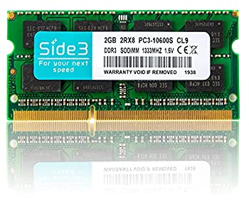 yÁz Side3 m[gp\R PC3-10600 (DDR3-1333) TX`bv (2GB x 1)