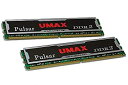 【中古】 UMAX DDR2-800 (1GB*2) 128*8Dualset DDR2-800 2枚組 デスクトップ用 240pin U-DIMM Pulsa...