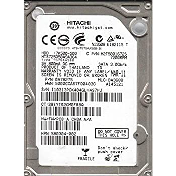【中古】 日立 HTS725050A9A364 日立 2.5 500GB 7200RPM SATA - min 5