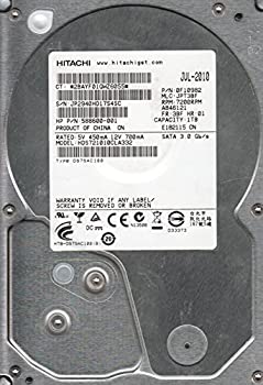 【中古】 HDS721010CLA332 PN 0F10982 MLC JPT3BF 日立1TB SATA 3.5ハードドライブ