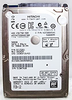 yÁz HCC547550A9E380 PN 0J15261 MLC DA3935 Hitachi 500GB SATA 2.5HardDrive by Hitachi