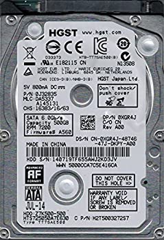 【中古】 hts725050?a7e630?P/N 0j32835?MLC da5337?HGST 500?GB