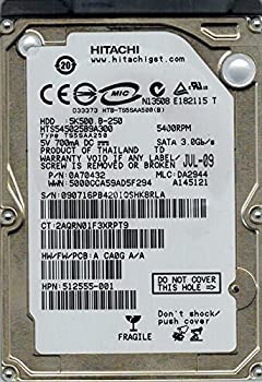 yÁz HITACHI  hts545025b9?a300?P/N 0?a70432?MLC da2944?250?GB