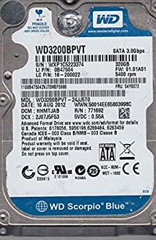 š wd3200bpvt-24jj5t0 DCM hhmtjab Western Digital 320?GB SATA 2.5ϡ...