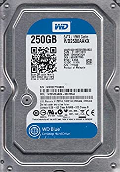 【中古】 wd2500aakx-00erma0 DCM dhnnkt2ch Western Digital 250?GB SATA 3.5ハードドライブ