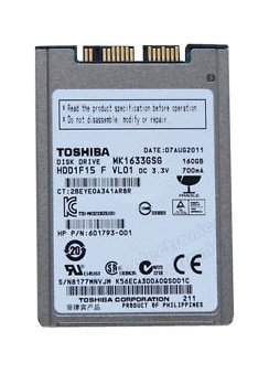 yÁz  TOSHIBA 1.8C`  n[hfBXN 160GB micro sata 5400rpm 8mm hdd MK1633GSG