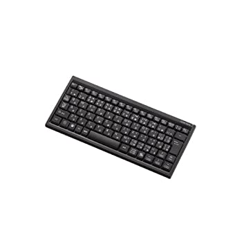 【中古】 ELECOM エレコム キーボード ワイヤレス接続 Bluetooth2.0 日本語83キー プレステ3対応 ブラック TK-FBP013BK