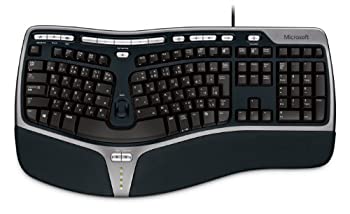 【中古】(未使用品) キーボード マイクロソフト 有線/USB接続 人間工学設計 Natural Ergonomic Keyboard 4000 B2M-00028