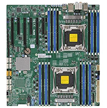 【中古】 Supermicro X10DAX-O デュアルLGA2011/ intel C612/ DDR4/ SATA3&USB3.0/ A&2GbE/ EATXサーバーマザーボード