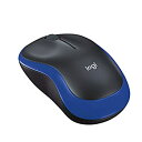 【中古】 ロジクール ワイヤレスマウス 無線 マウス M186BL 小型 電池寿命最大12ケ月 M186 ブルー