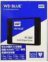 【中古】 Western Digital SSD 内蔵SSD 2.5インチ 500GB Western Digital Blue WDS500G1B0A/SAT...