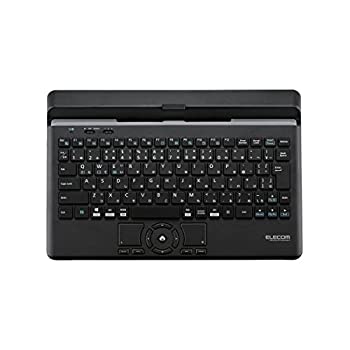 【中古】 エレコム キーボード Bluetooth マルチデバイス (Windows Mac iOS Android対応) ポインティングデバイス付 スタンド付 有線接続可 ブラック T