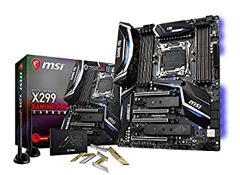 【中古】 MSI X299 GAMING PRO CARBON AC マザーボード [intel X299 チップセット LGA 2066 ソケット] MB3933