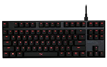 【中古】 HyperX Alloy FPS Pro ゲーミングキーボード 赤軸 FPSゲーム向け LEDバックライト HX-KB4RD1-US/R1 87キーテンキーレス