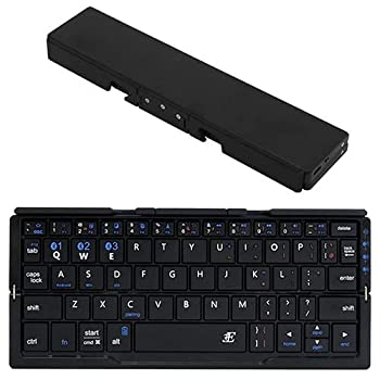 【中古】 3E 【スマホ／タブレット対応】ワイヤレスキーボード［Bluetooth・Android／iOS／Win］ 2つ折りタイプ Plier (英語配列60キー・ブラック) 3E-