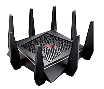 【中古】 ASUS WiFi 無線 ゲーミングルーター AC5300 11ac 2167+2167+1000Mbps トライバンド GT-AC5300 【最大24台 4LDK 3階建 PS4 対応】