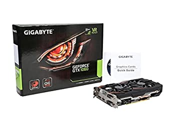 【中古】 GIGABYTE GeForce GTX 1060 DirectX 12 GV-N1060WF2OC-6GD 192-Bit ATX ビデオカード