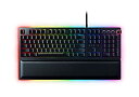 【中古】 Razer Huntsman Elite オプトメカニカルスイッチ - マルチファンクションデジタルダイヤル&メディアキー - レザーレットレストレスト - 4面