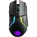 【中古】 SteelSeries ゲーミングマウス 無線 ワイヤレス デュアルセンサー 重量・重心カスタマイズ機能 32ビットARM プロセッサー Rival 650 Wireles