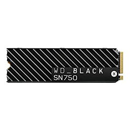 【中古】 Western Digital WD Black SN750 SSD M.2 PCIe Gen 3x4 with NVME 2TB heatsink