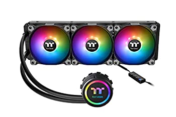 【中古】 Thermaltake Water 3.0 360 ARGB Sync 一体型水冷CPUクーラー120mm ファン x 3基 FN1283 CL-W234-PL12SW-A