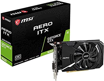 【中古】 MSI GeForce GTX 1650 AERO ITX 4G OC グラフィックスボード VD6936