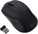 【中古】 ナカバヤシ Digio2 マウス 無線 静音 3ボタン BlueLED ブラック Z8306