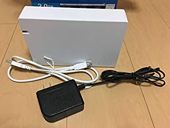 【中古】(未使用品) I-O DATA テレビ録画対応 USB 2.0/1.1接続 外付型ハードディスク ホワイト 2.0TB HDCA-U2.0CWB