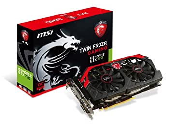 yÁz MSI NVIDIA GeForce GTX770rfIJ[h (I[o[NbNf) N770GTX Twin Frozr 4S OC V2