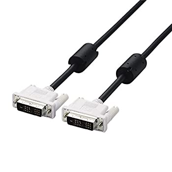 【中古】 エレコム ディスプレイケーブル DVI-D24pin シングルリンク デジタル 1.5m ブラック CAC-DVSL15BK