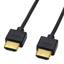 【中古】 サンワサプライ イーサネット対応ハイスピードHDMIケーブル(スリム) 2m KM-HD20-20SS(2)
