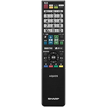 【中古】 SHARP シャープ 液晶テレビ 純正 リモコン GA957WJSA (0126380049)