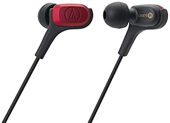 【中古】 audio technica オーディオテクニカ カナル型イヤホン バランスド・アーマチュア型 レッド ATH-CKB70 RD
